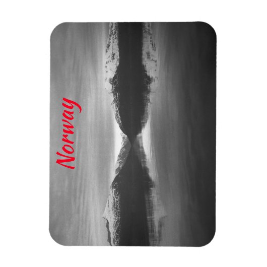 Norwegen Magnet (Vertikal)