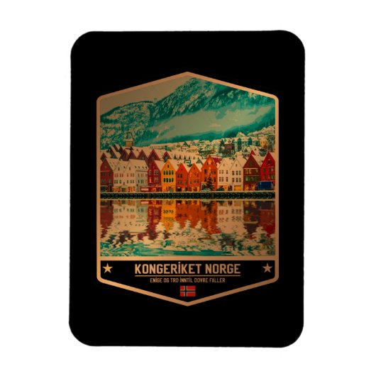 Norwegen Magnet (Vertikal)