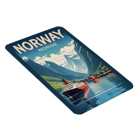 Norwegen Magnet (Rechte Seite)
