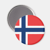 Norwegen Magnet (Vorderseite/Rückseite)
