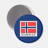 Norwegen Magnet (Vorderseite/Rückseite)