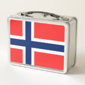 Norwegen Metall Brotdose (Rückseite)