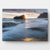Norwegen Midnight Sun Fotoplatte (Vorderseite)