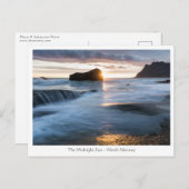 Norwegen Midnight Sun Postkarte (Vorne/Hinten)