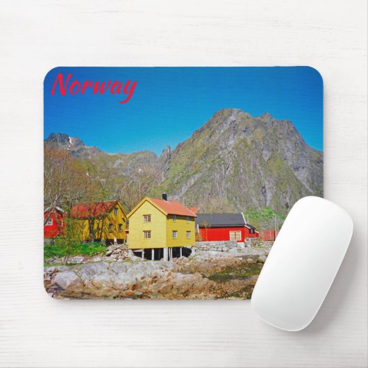 Norwegen Mousepad (Mit Mouse)