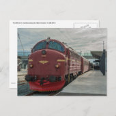 Norwegen. NOHAB Di3 616 in Trondheim S Postkarte (Vorne/Hinten)