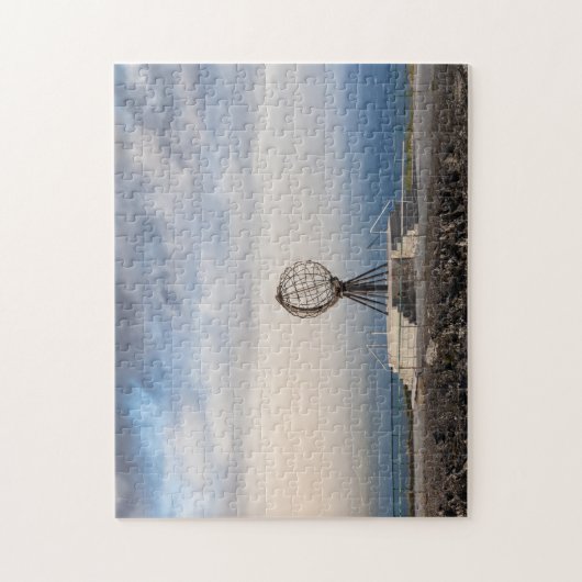 Norwegen Nordkap Globe Puzzle (Vertikal)