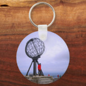 Norwegen, Nordkap, Globus-Symbol Schlüsselanhänger (Vorderseite)