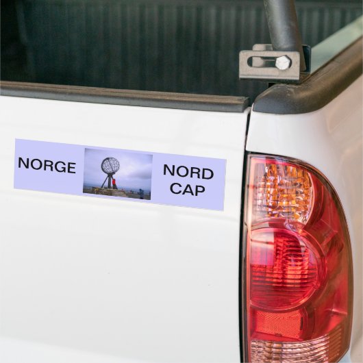 Norwegen, Nordkap, Kugelsymbol Autoaufkleber (Auf Lkw)