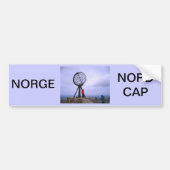 Norwegen, Nordkap, Kugelsymbol Autoaufkleber (Vorne)