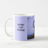 Norwegen, Nordkap, Kugelsymbol Kaffeetasse (Links)