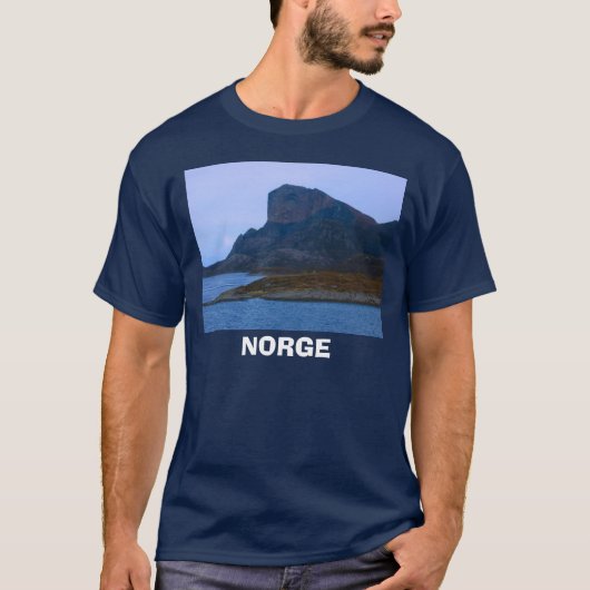 Norwegen, Norge, Fjordeingang T-Shirt (Vorderseite)