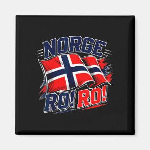Norwegen norge Flagge Vintage norwegischer Fußball Magnet