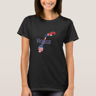Norwegen Norge Herkunft Expat Expatriate Family Re T-Shirt