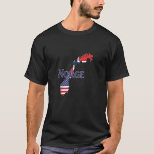 Norwegen Norge Herkunft Expat Expatriate Family Re T-Shirt