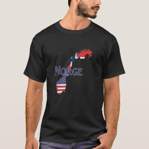 Norwegen Norge Herkunft Expat Expatriate Family Re T-Shirt