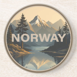 Norwegen Norge Skandinavien Europa Getränkeuntersetzer