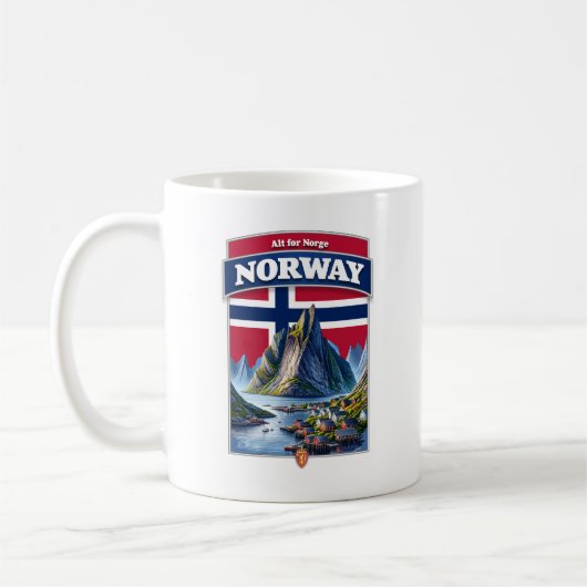 Norwegen Norge Skandinavien Europa Kaffeetasse (Links)