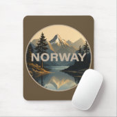 Norwegen Norge Skandinavien Europa Mousepad (Mit Mouse)