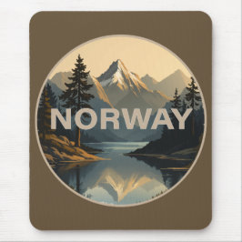 Norwegen Norge Skandinavien Europa Mousepad