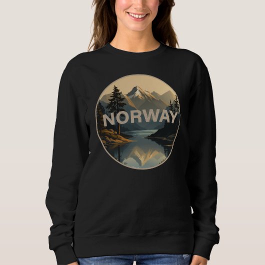 Norwegen Norge Skandinavien Europa Sweatshirt (Vorderseite)