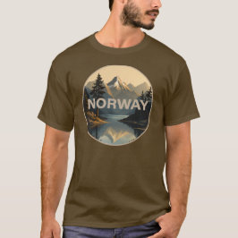 Norwegen Norge Skandinavien Europa T-Shirt