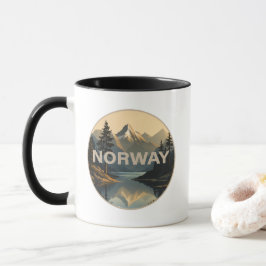 Norwegen Norge Skandinavien Europa Tasse