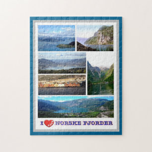 Norwegen - Norske Fjorder - I Liebe - Puzzle