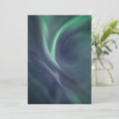 Norwegen Northern Lights Sky Card Save The Date (Stehend Vorderseite)