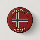 Norwegen Norway Button (Vorderseite)
