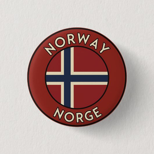 Norwegen Norway Button (Vorderseite)