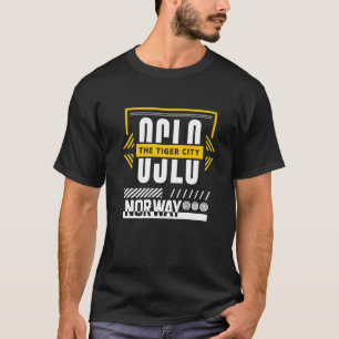 Norwegen Norwegen Norge Oslo Travel Urban Sc T-Shirt