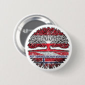 norwegen Norwegisch Österreichisch Österreich Baum Button (Vorne & Hinten)