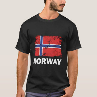 Norwegen Norwegische Flagge Stolz Unterstützung No T-Shirt