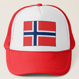 Norwegen - norwegische Flagge Truckerkappe