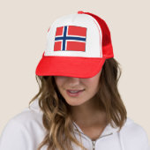 Norwegen - norwegische Flagge Truckerkappe (Beispiel)