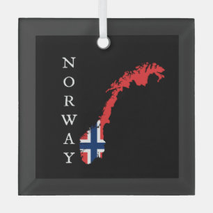 Norwegen Ornament Aus Glas