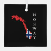 Norwegen Ornament Aus Glas (Rückseite)