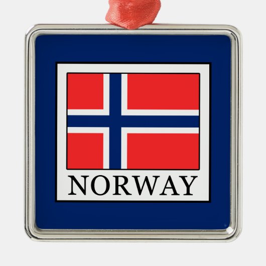 Norwegen Ornament Aus Metall (Vorne)