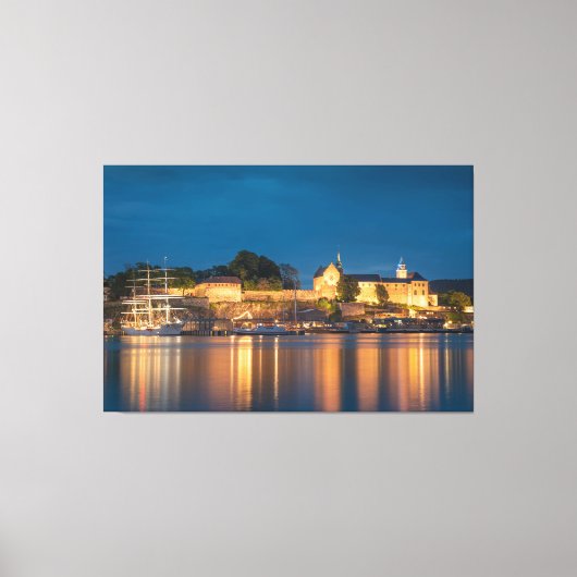 Norwegen Oslo Akershus Festung Leinwanddruck (Vorderseite)