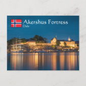 Norwegen Oslo Akershus Festung Postkarte (Vorderseite)
