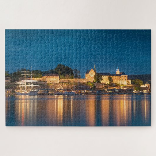 Norwegen Oslo Akershus Festung Puzzle (Horizontal)
