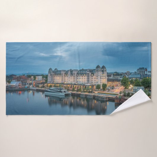 Norwegen Oslo Badehandtuch (Badehandtuch)