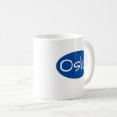 Norwegen Oslo Einmalige Schriftart Tasse (VorderseiteRechts)