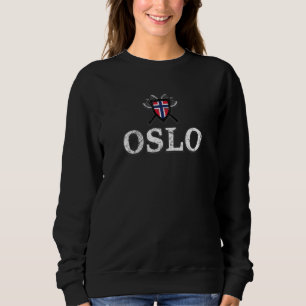 Norwegen Oslo Europe Skandinavien Holiday Viking Sweatshirt