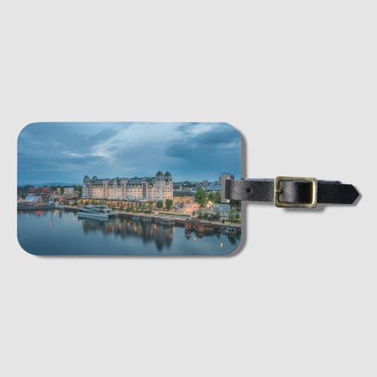 Norwegen Oslo Gepäckanhänger (Vorderseite (Horizontal))