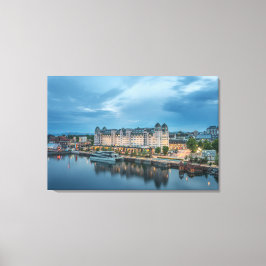 Norwegen Oslo Leinwanddruck