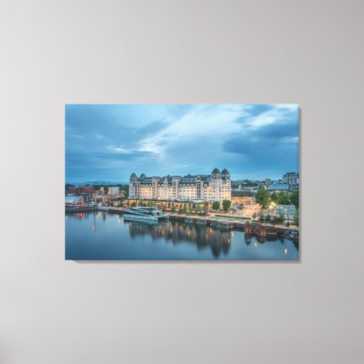 Norwegen Oslo Leinwanddruck (Vorderseite)