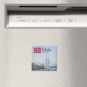 Norwegen Oslo Souvenir Magnet (In Situ (Geschirrspüler))