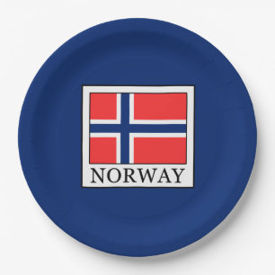 Norwegen Pappteller
